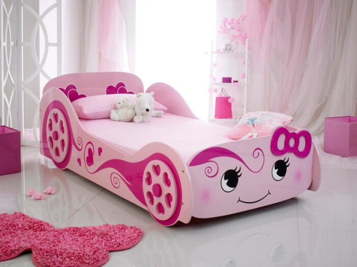 kitty car bed for girls