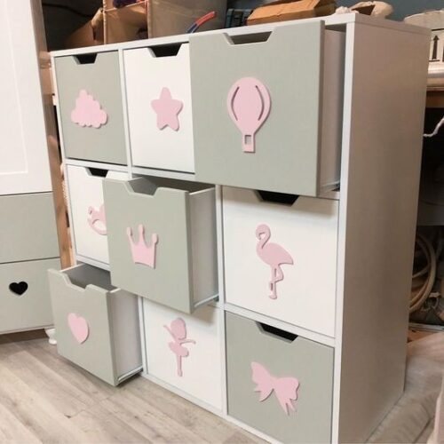 Whimsical Kids Storage Cabinet