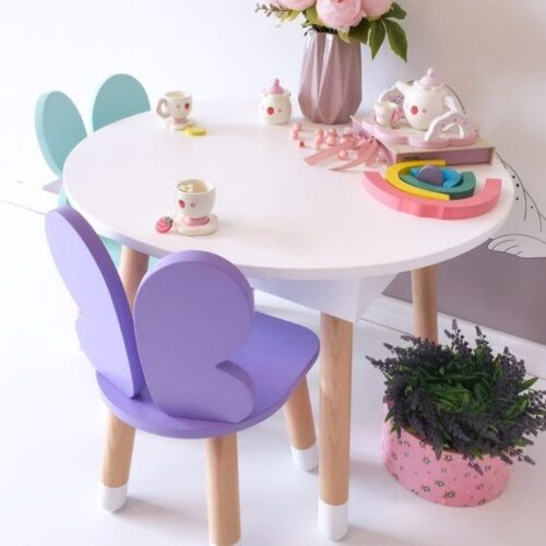 bunny study table set