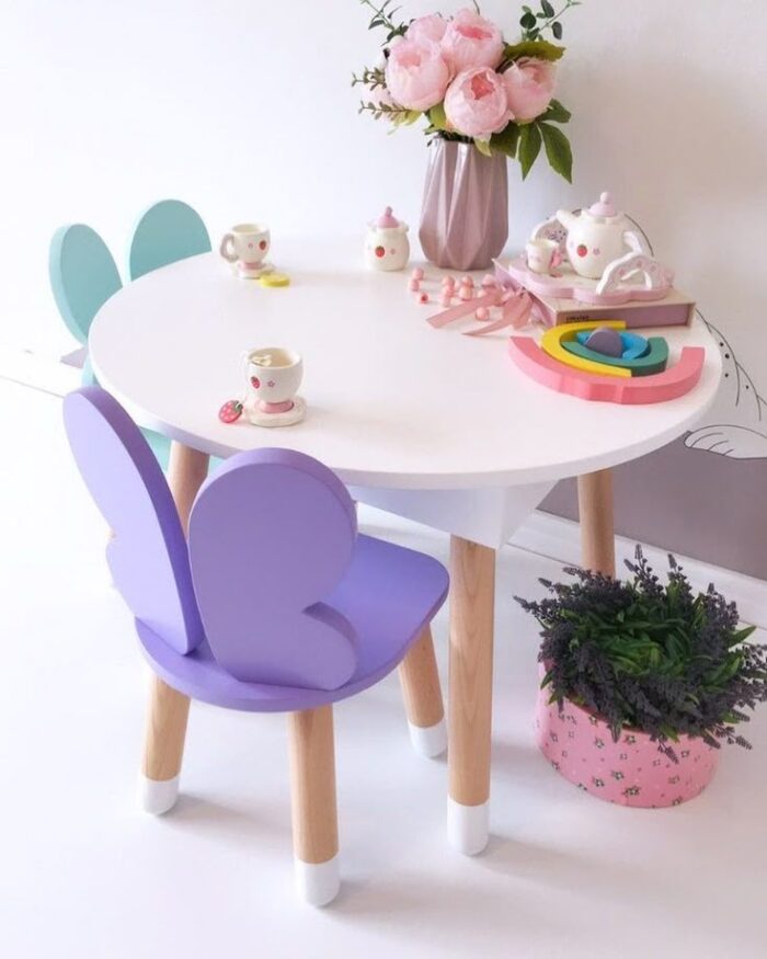 bunny study table set