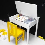 Compact Nursery Study Table Set