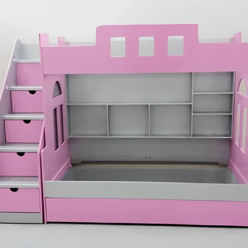 pink bunk bed for girls in pakistan