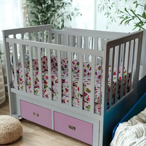 baby cot with storage