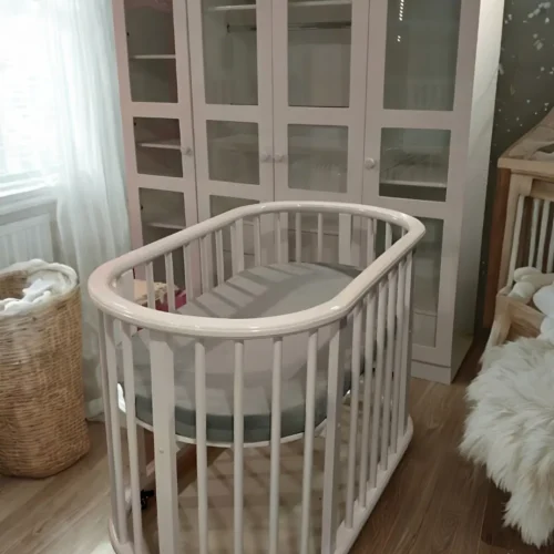 oval baby crib