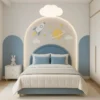Nova Plush Full Padding Double Bed - kids room furniture