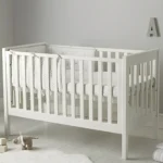 wooden baby crib