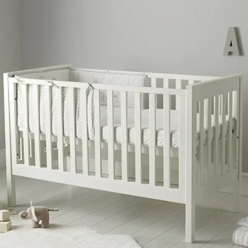 wooden baby crib