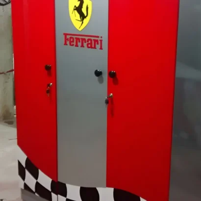 Ferrari Painted Boys Wardrobe