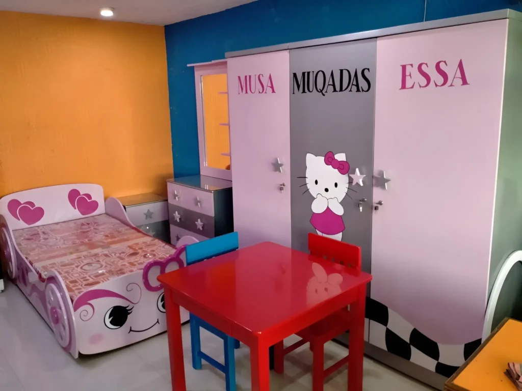 Kitty Bedroom Set for Girls | Complete Themed Furniture