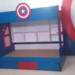 captain america theme bunk bed
