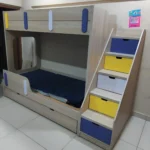 Tactile Bunk Bed with Storage Stairs
