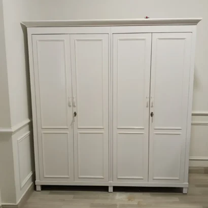 Classic Elegant White Wardrobe