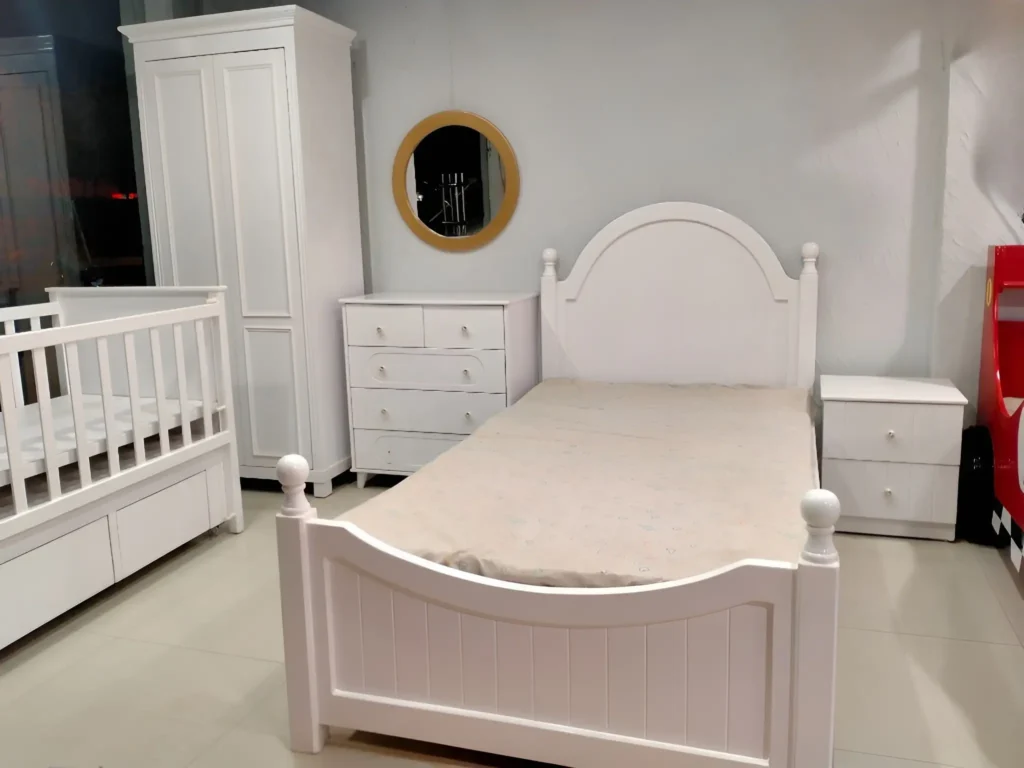 Designer Elegant White Bedroom Set | Timeless Furniture Set