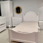 Elegant white bedroom set