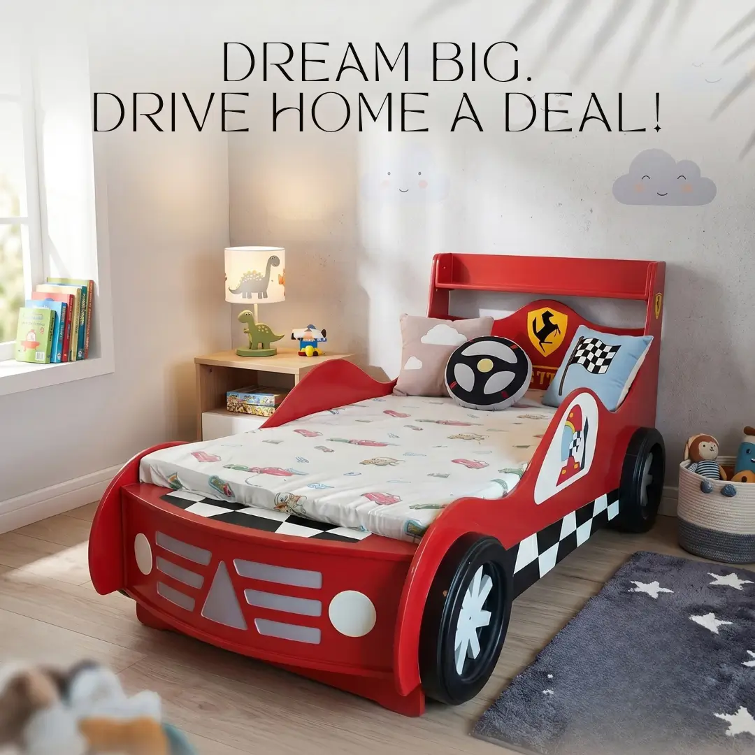 Best Ferrari Car Bed For Kids - Buy Car Kids Beds in Karachi